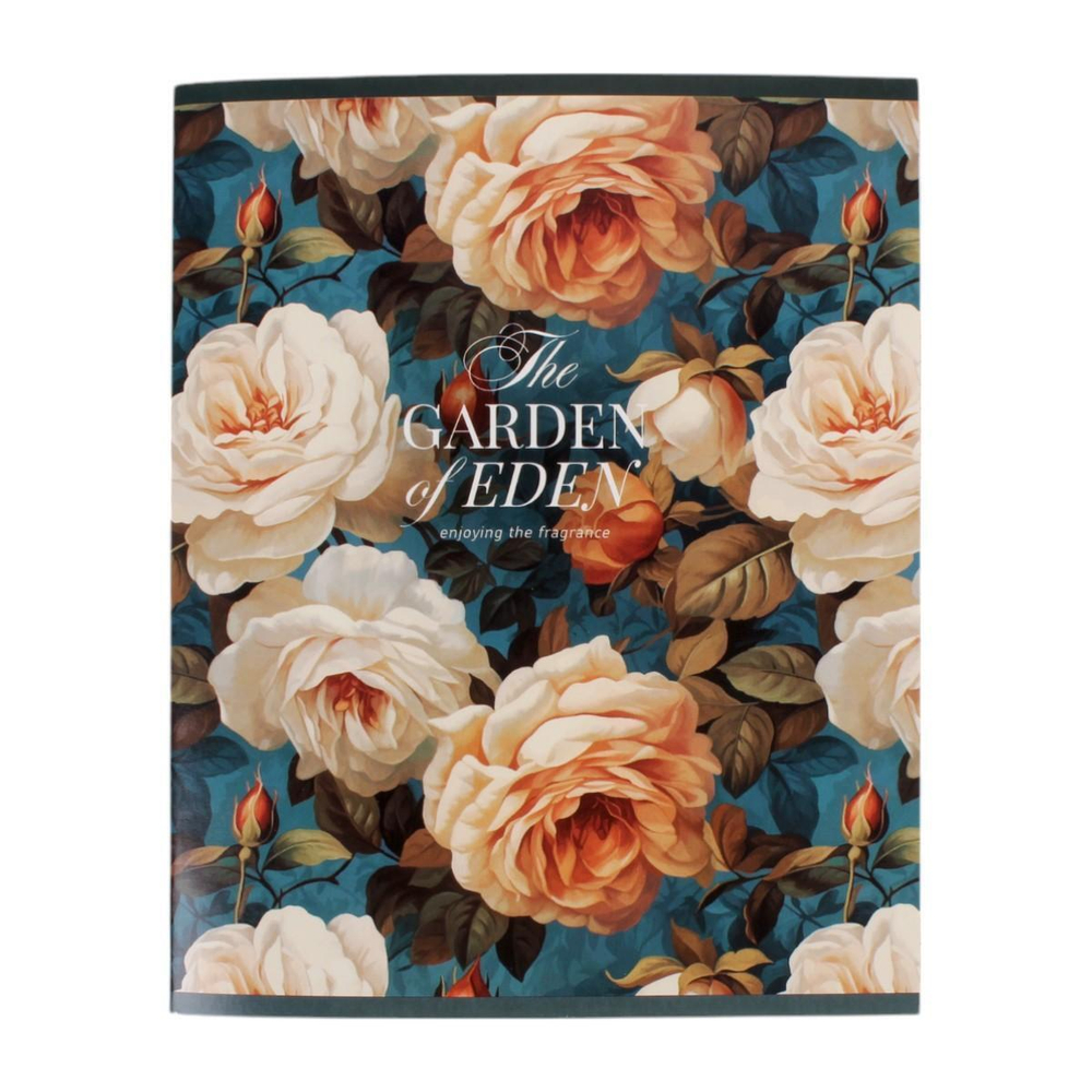 Тетрадь А5 96л. клетка "Цветы" суперэконом (BG)