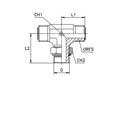 Штуцер FRTA D22 ORFS 1.7/16 - BSP 1