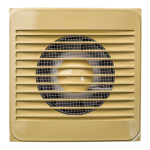 Вентилятор вытяжной настен, Event, d100 мм, 13 Вт, 130 м3/ч, беж, 100С