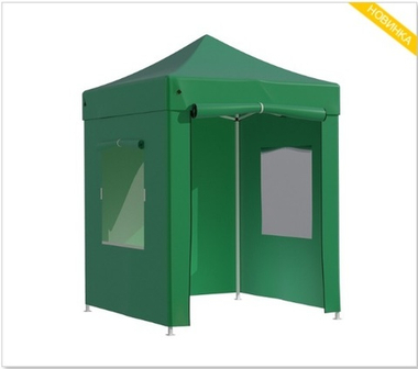 Тент-шатер быстросборный Helex 2х2х3м полиэстер зеленый