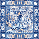 Шаль «Царевна Лебедь», 100% шерсть