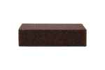 Кухонная губка Рыжий кот Карборундовая для сильных загрязнений, 9x6х2.5 см 104452