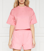 Футболка Cropped Tee HUGO - розовый(50517790)