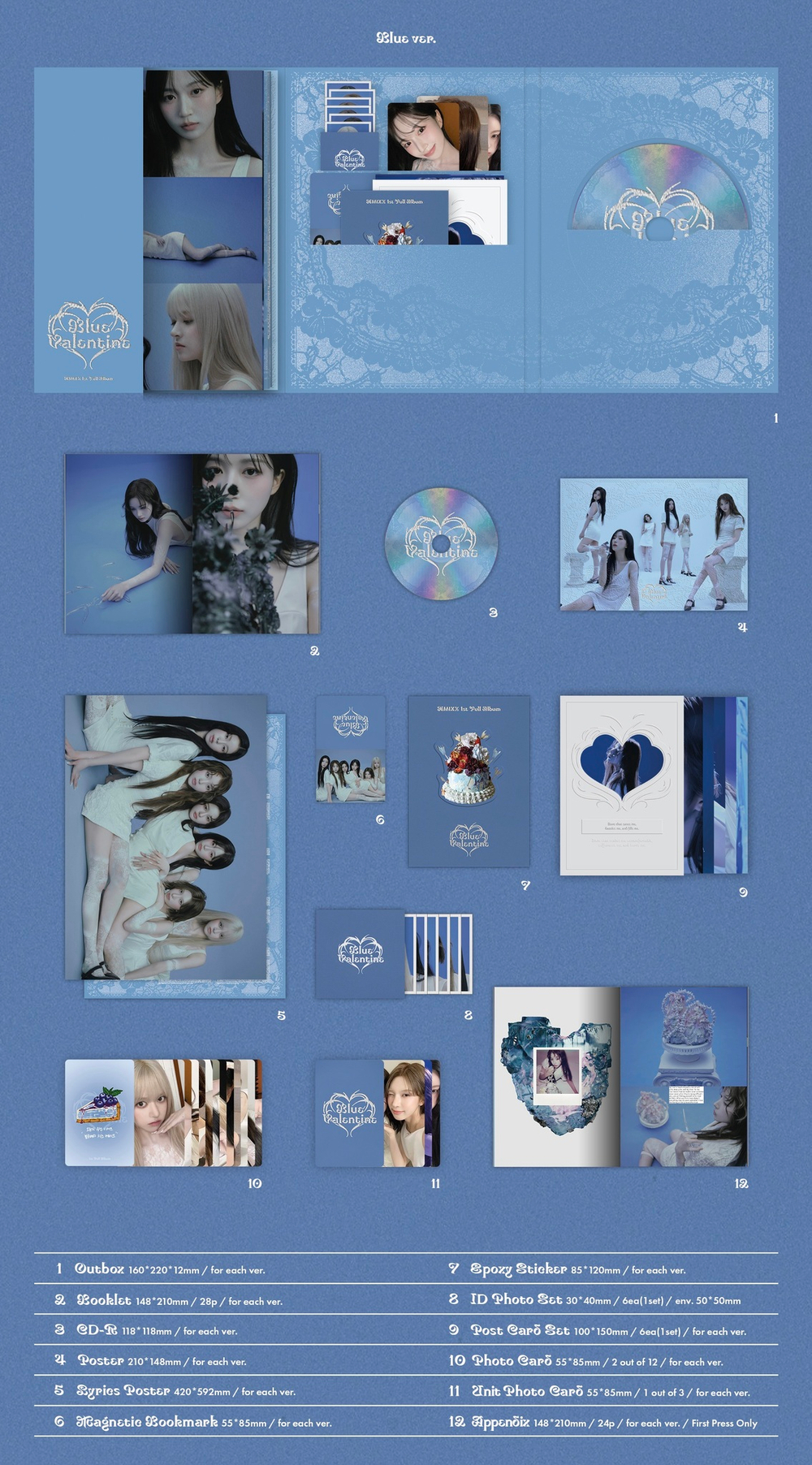 Альбом NMIXX - Blue Valentine