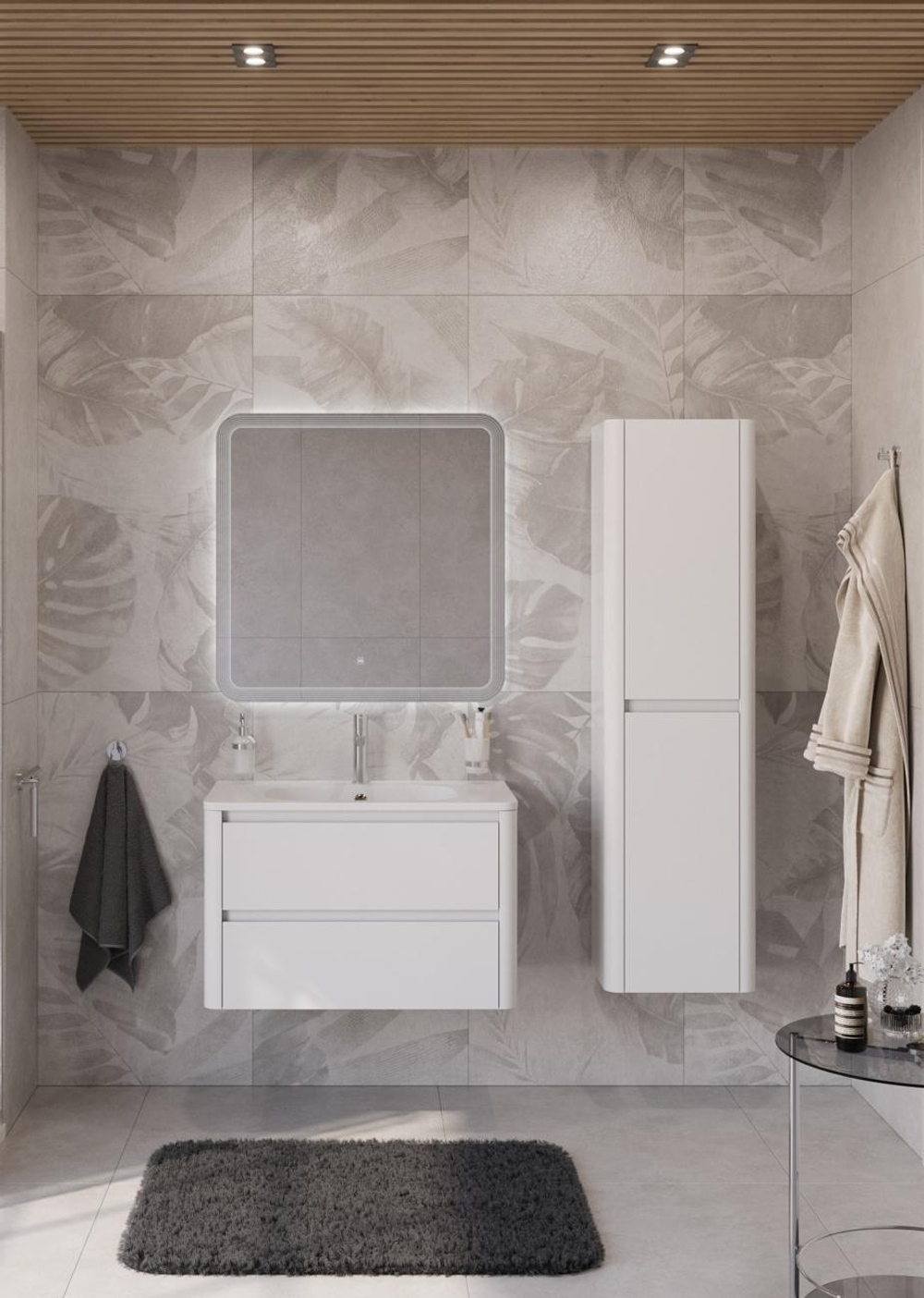 Мебель для ванной Cezares RELAX 80 Bianco Lucido RELAX-800-2C-SO-BL