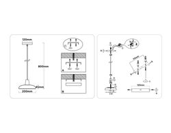 Ambrella Светильник светодиодный подвесной LineTech FL4839
