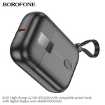 Портативный аккумулятор BOROFONE BJ37 10000 mAh 22.5W+ PD 20W (черный)