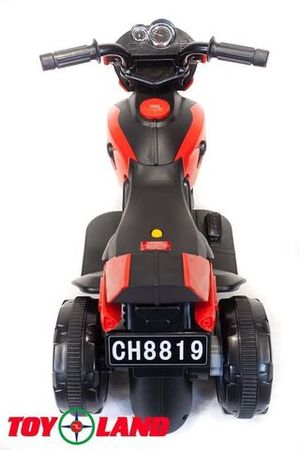 Детский электромотоцикл Toyland Minimoto CH 8819 красный