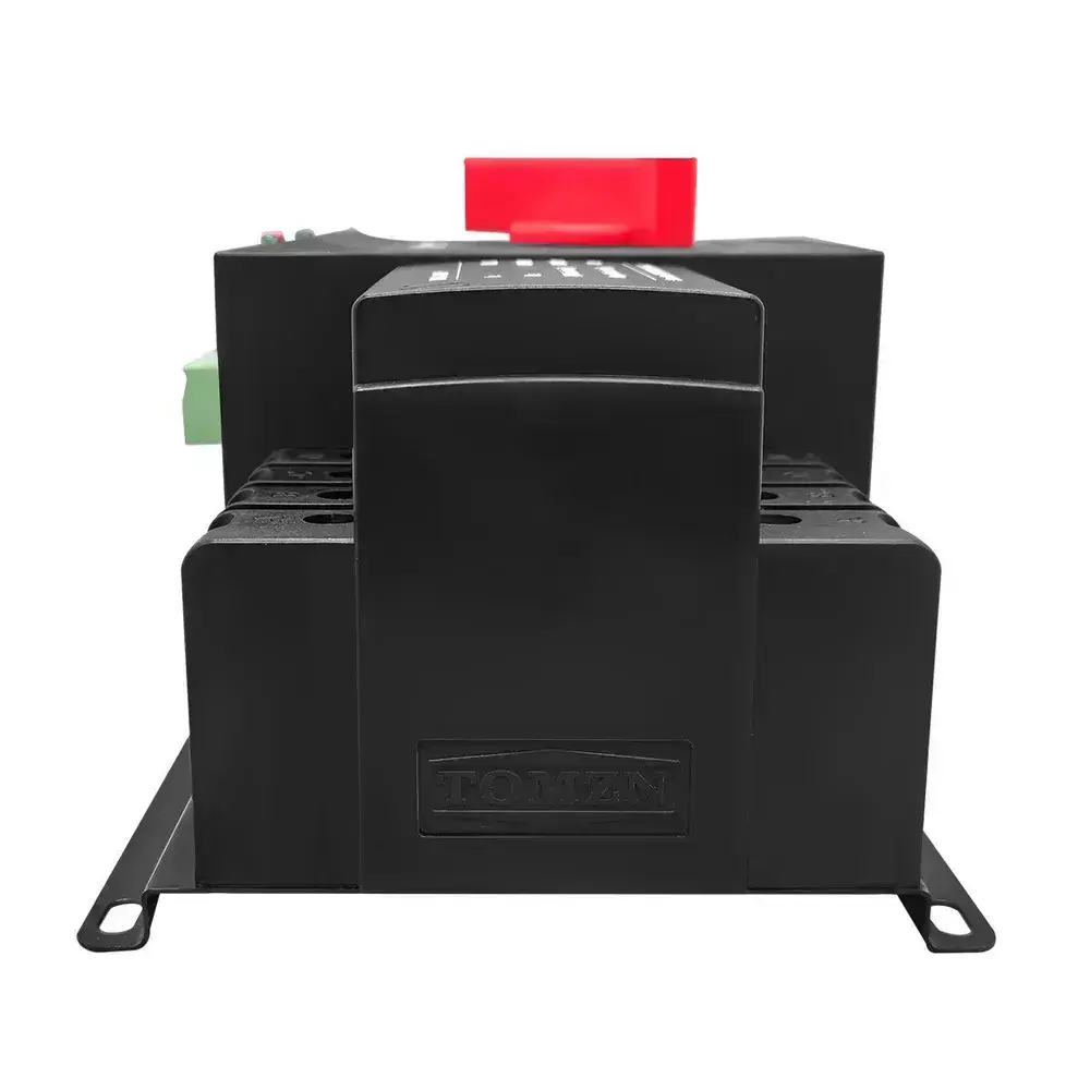 Устройство автоматического ввода резерва TOMZN TOQ3-100/4P АВР на 100А трёхфазное чёрное