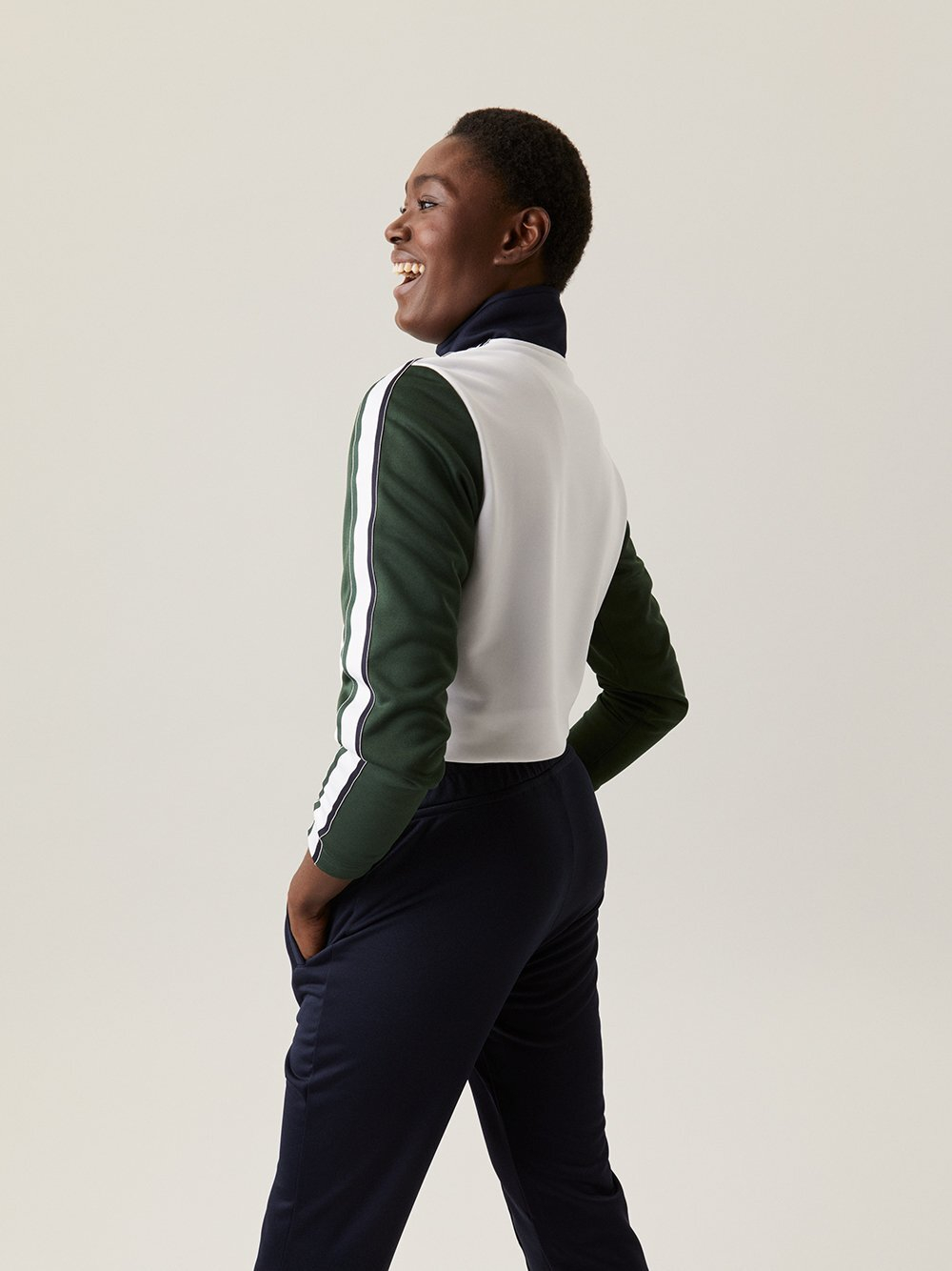 Женская Кофта теннисная Björn Borg Track Jacket Maggie W - stripe blocking