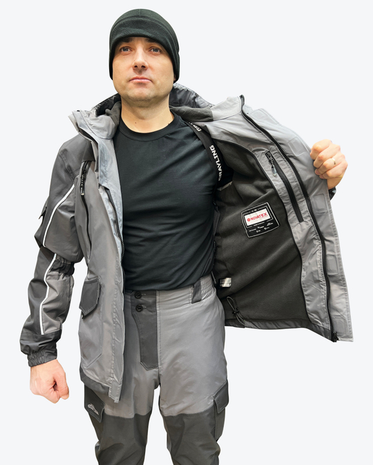 Костюм Pride Скат демисезонный, мембрана 10000/10000, цвет серый