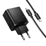 Hoco N75 Grande 65W(2C1A) зарядное устройство набор (Type-C на Type-C)