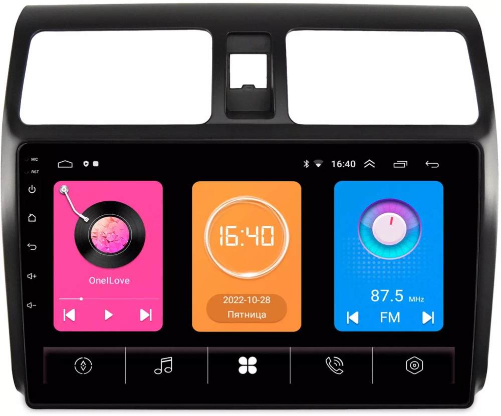 Магнитола для Suzuki Swift 2004-2010 - OEM GT10-1024 на Android 10, 2Гб-16Гб