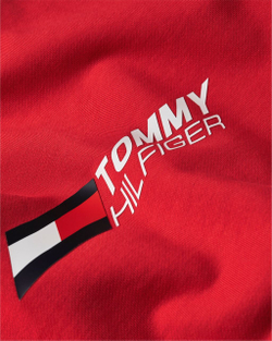 Мужская кофта теннисная Tommy Hilfiger Essential Crew - primary red