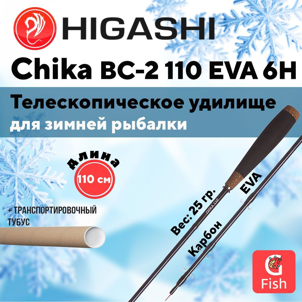 Удилище зимнее Chika BC-2 70 EVA 6H