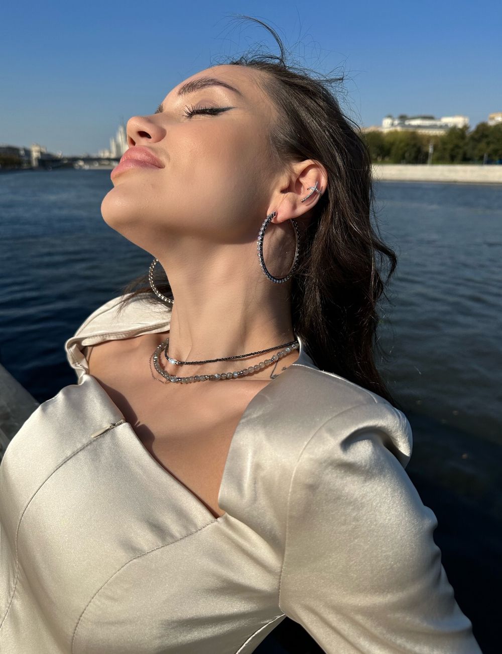 Чокер из марказита One Pearls