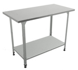 Стол производственный "Бизнес" СПЛП , сплошная полка,1200х600х860 мм, без борта