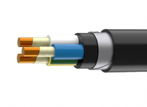 Кабель медный силовой бронированный ВБШвнг(А)-FRLS-0,66 3х4(ож) ГОСТ