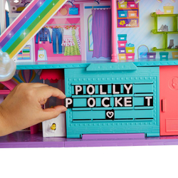 Polly Pocket - Rainbow Shopping Mall Набор с куклой 30 шт. HHX78