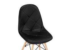 Деревянный стул Kvadro 1 black / wood