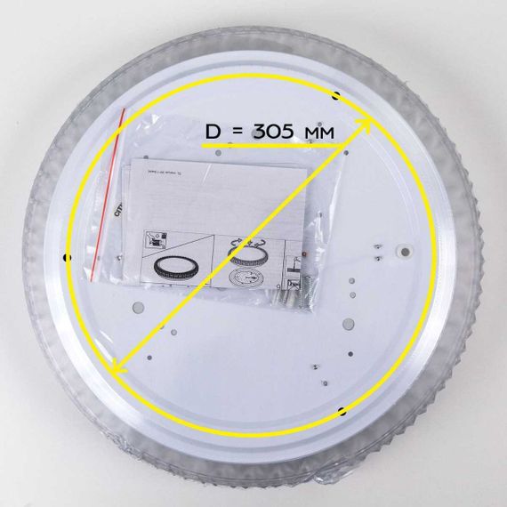 Потолочный светодиодный светильник Citilux Кристалино Слим CL715R360