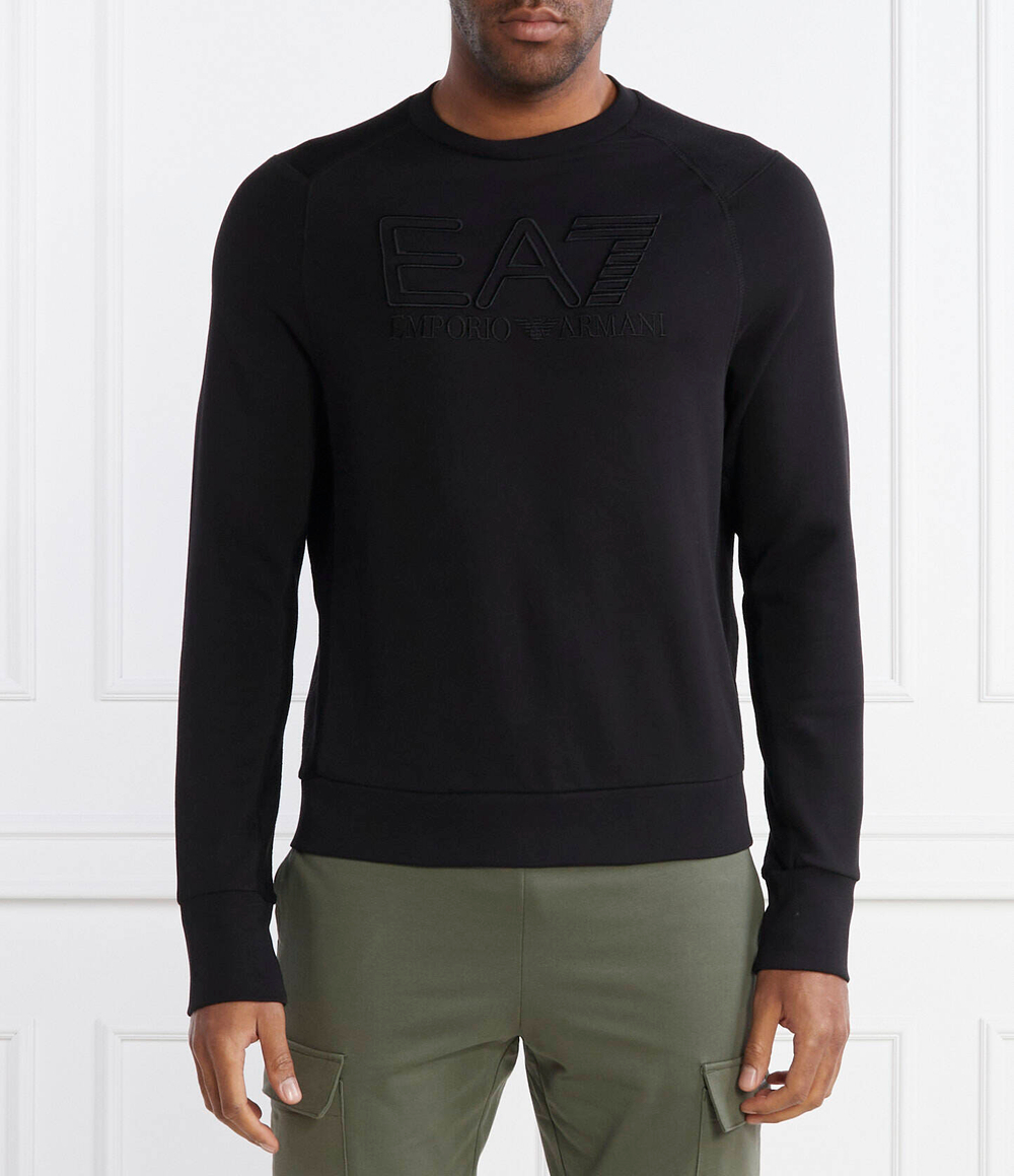 Худи EA7 - черный(3DUM06 PJTKZ)