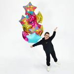 Шар (21"/53 см) Звезда, Камуфляж, Яркий 1 шт.