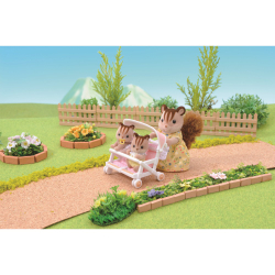 Sylvanian Families - Двойная прогулочная коляска 4533