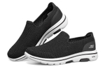 Skechers Go Walk 5 pedal lazy shoes low-top men's black and white