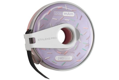 Staleks Сменный файл-лента papmAm в пластиковой катушке Bobbinail STALEKS PRO 240 грит