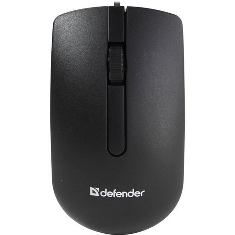 Мышь проводная Defender Office MB-210 (черная)