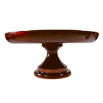 Деревянная тортница, подставка для копкейков и тортов из сибирского кедра 300мм. TR1