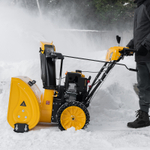 Бензиновая снегоуборочная машина Denzel SBM 610S PRO, 212 cc, электростартер, фара, обогрев