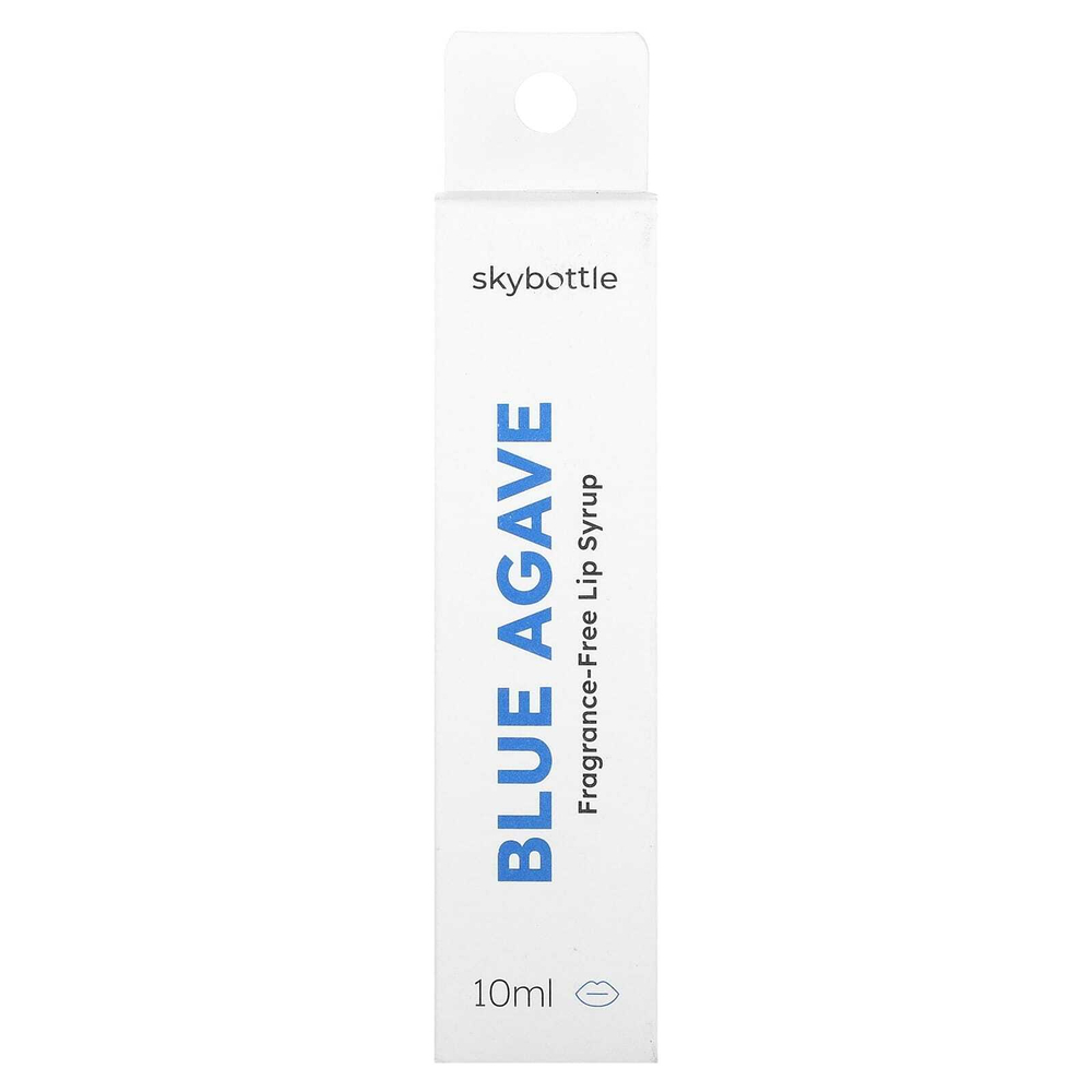 Skybottle, Сироп для губ из голубой агавы, без отдушек, 10 мл