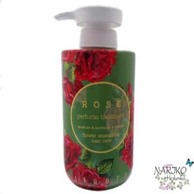 Маска для волос парфюмированная Роза JIGOTT ROSE PERFUME TREATMENT, 500 мл.