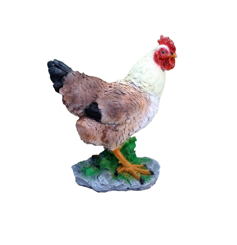 Фигурка садовая Курица малая 28x15x35см