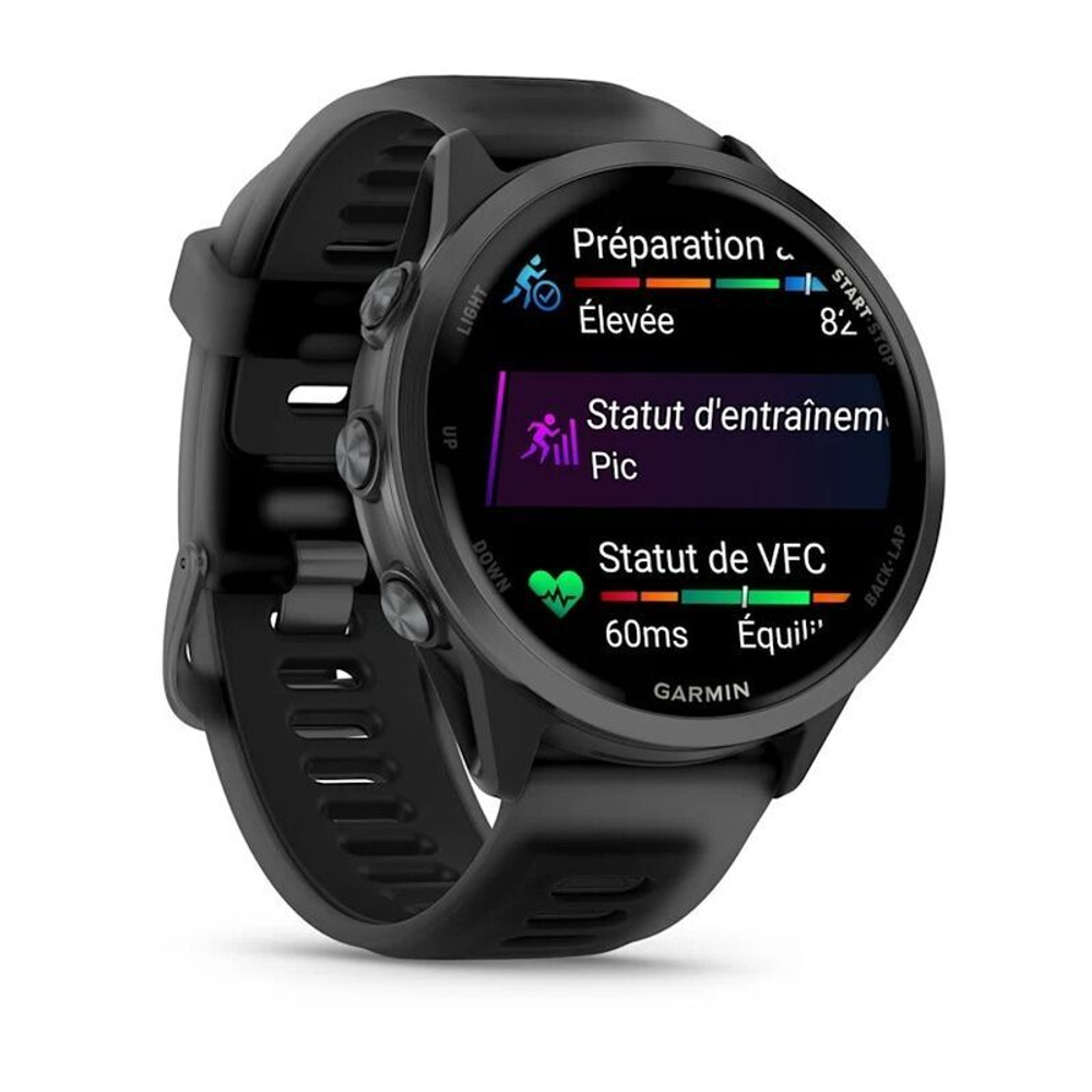 Смарт часы Garmin Forerunner 570 - 47 mm Slate Gray Aluminum Translucent Black / Black
