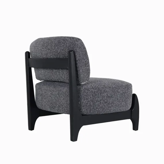 Кресло Judge серое с черными ножками