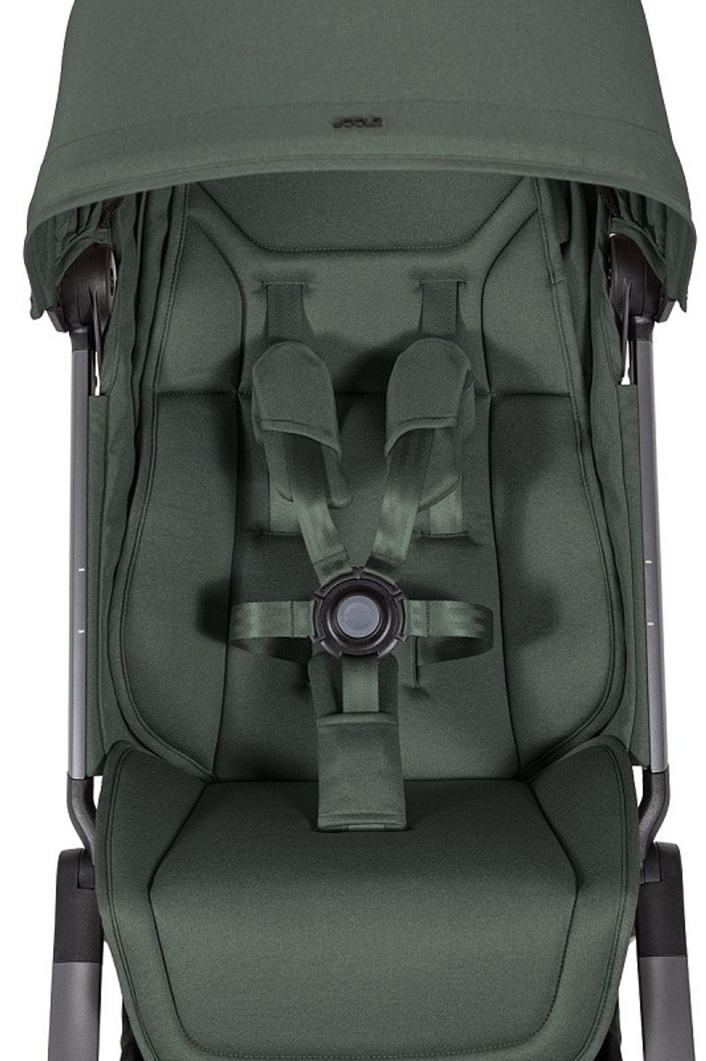 Детская прогулочная коляска Joolz Aer 2 с бампером и реверсивным блоком Forest Green