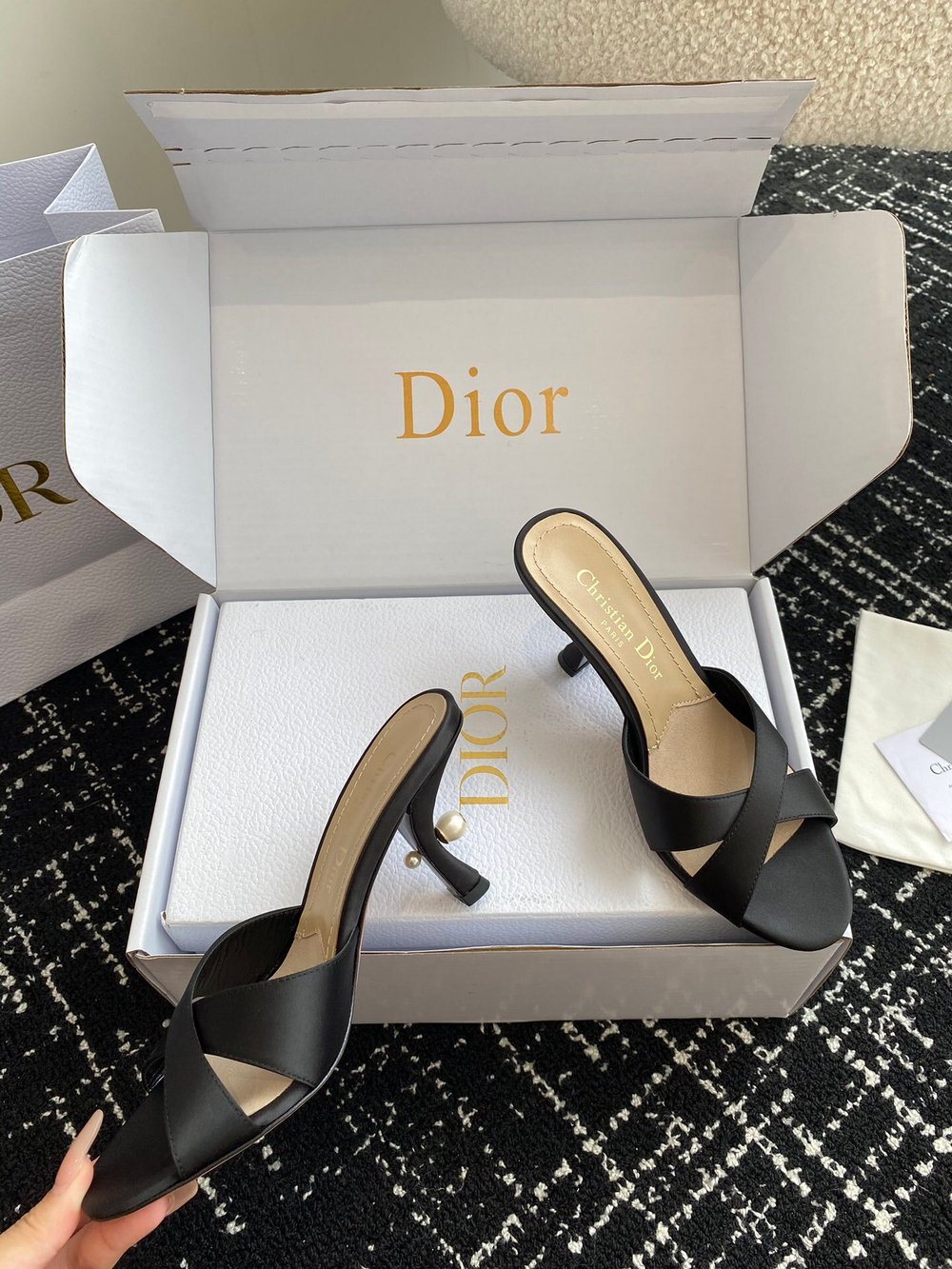 Christian Dior Tribales Heeled Slide (6 colors)