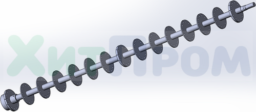 Вал полировочной машины (мод. Т_З)