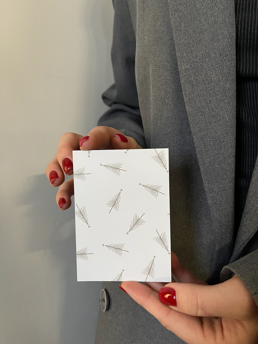 Открытка 7,5*10см - Елки