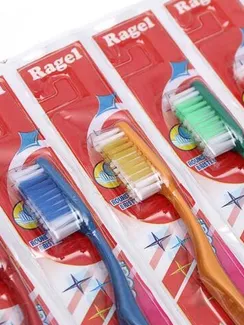 Зубная щётка средней жёсткости, 1 шт.