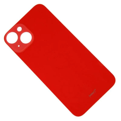 Задняя крышка для Apple iPhone 14 Красный (стекло, широкий вырез под камеру)
