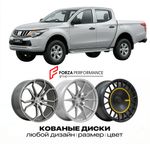 КОВАНЫЕ ДИСКИ для Mitsubishi L200 III K60 1996-2006 Митсубиси