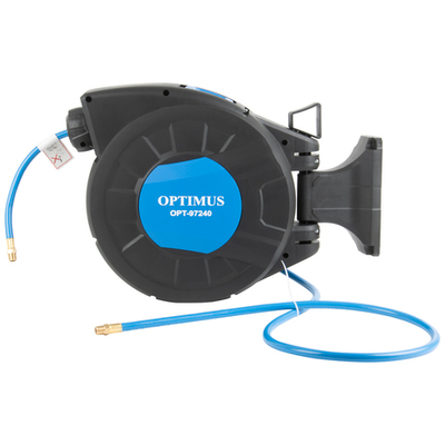 OPT-97240 Пневматическая катушка 15м со шлангом 8*12мм для подачи сжатого воздуха