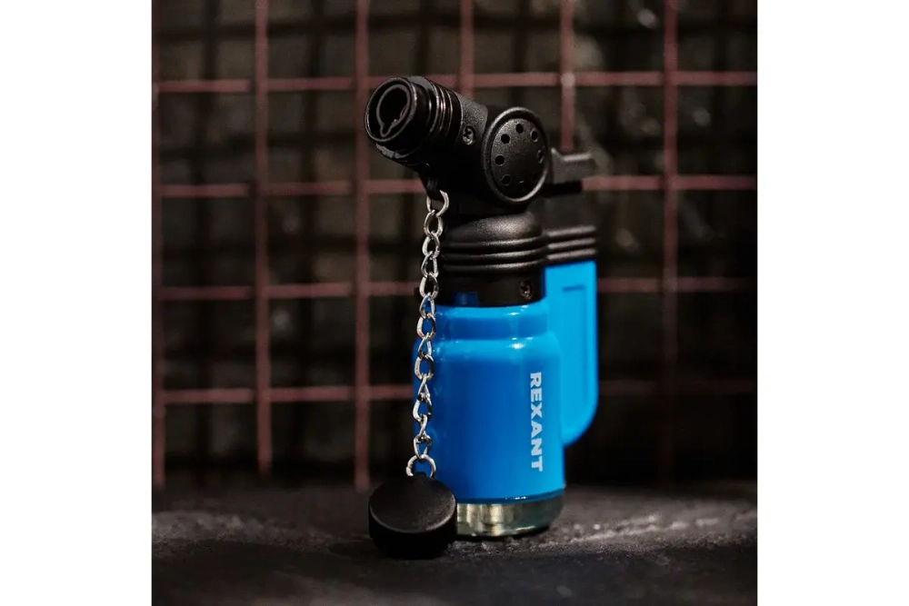 Турбо-зажигалка REXANT GT-10 заправляемая 12-0010