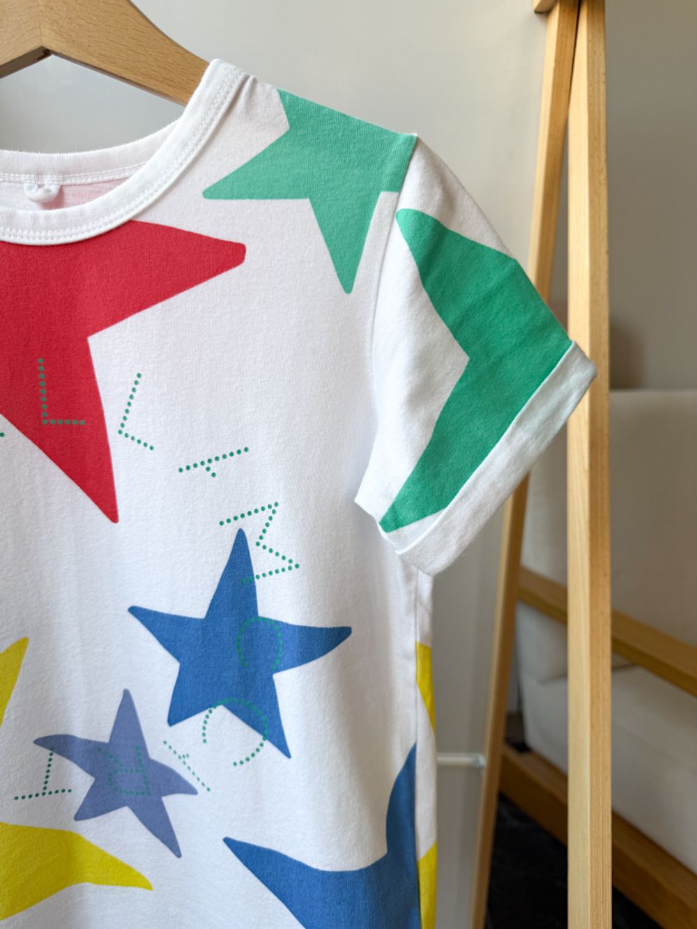 Хлопковая футболка Stella McCartney, 128