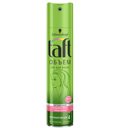 Лак для волос TAFT Объем 4 250 мл