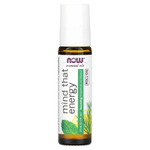 NOW Foods, Эфирные масла, роллер Mind That Energy, 1/3 жидкой унции (10 мл)